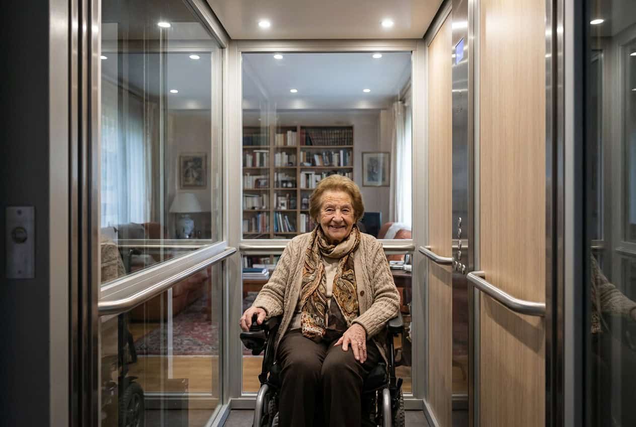 personne-agee-dans-son-ascenseur-pmr